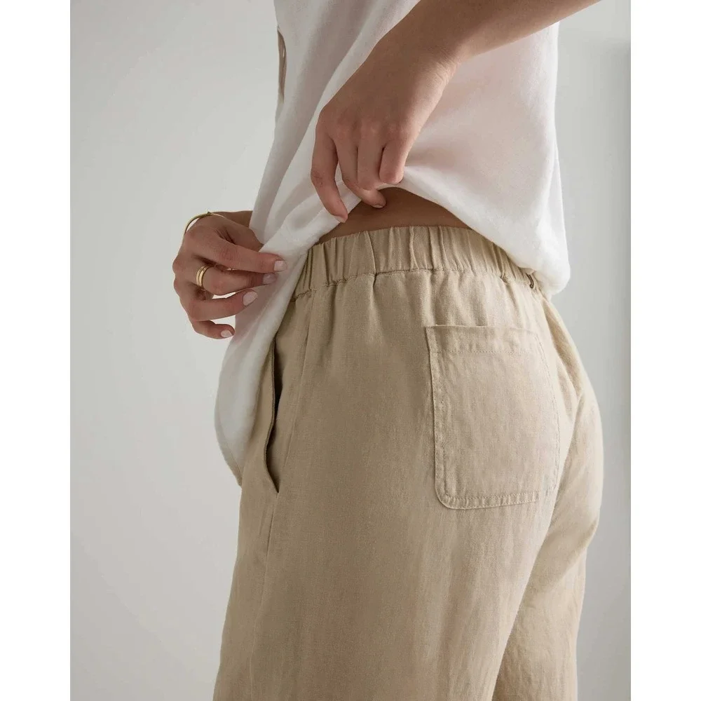 Quince back material pocket